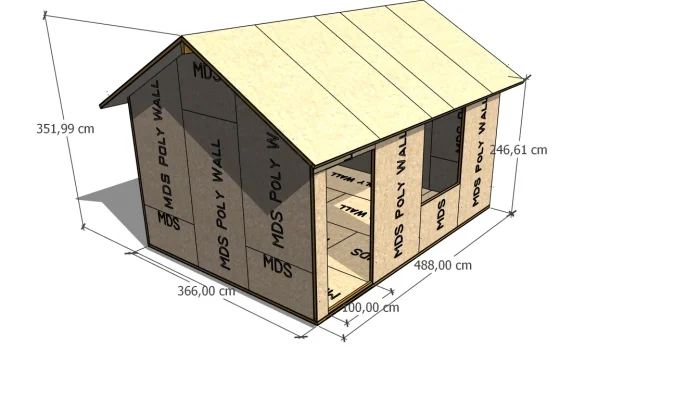 18 m² MDS Panel Hazır Ev - MDS18 - Görsel 3